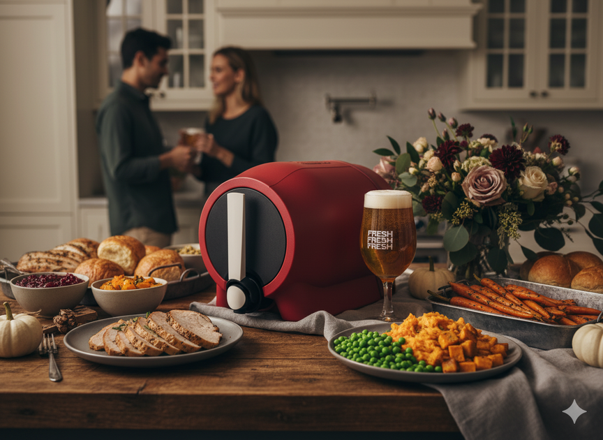 The Best Thanksgiving Beer Pairings (and the Freshest Way to Serve Them)