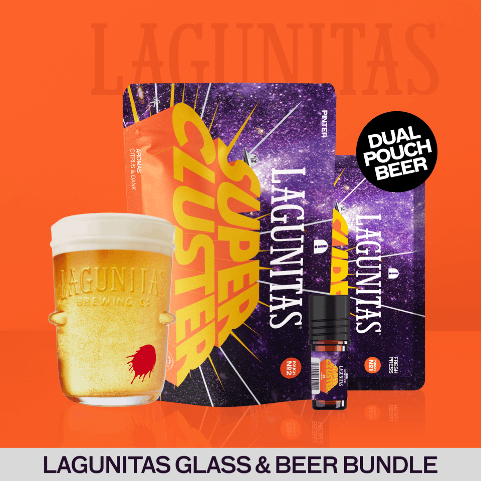 Lagunitas Super Cluster Remixed + Glass Bundle